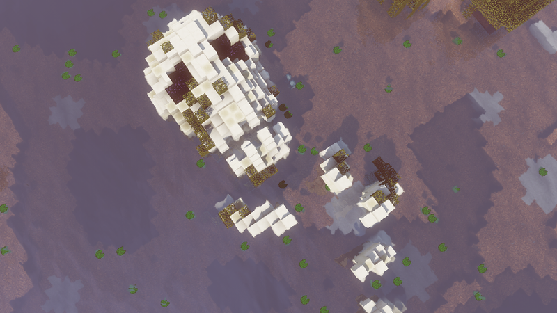 Illustration for article titled The Latest Minecraft Trend Has Fans Building Creepy, Giant Skeletons